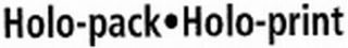 HOLO-PACK HOLO-PRINT logo
