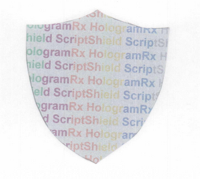 HOLOGRAMRX SCRIPTSHIELD logo