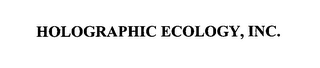 HOLOGRAPHIC ECOLOGY, INC. logo