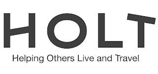 HOLT HELPING OTHERS LIVE AND TRAVEL logo