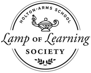 HOLTON-ARMS SCHOOL LAMP OF LEARNING SOCIETY logo
