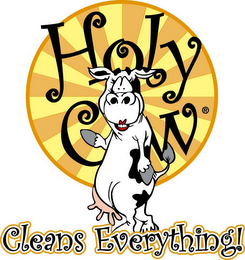HOLY COW CLEANS EVERYTHING logo