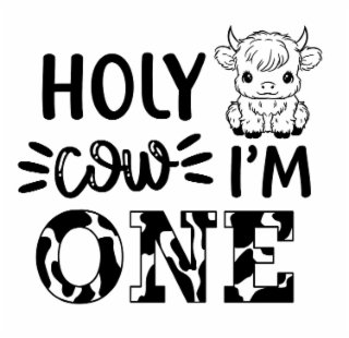 HOLY COW I'M ONE logo
