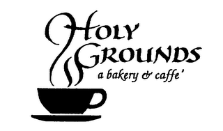 HOLY GROUNDS A BAKERY & CAFFE' logo