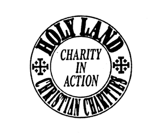 HOLY LAND CHRISTIAN CHARITIES CHARITY IN ACTION logo