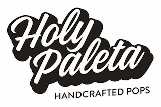 HOLY PALETA HANDCRAFTED POPS logo