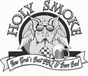 HOLY SMOKE NEW YORK'S BEST BBQ & BEER BAR! logo