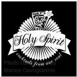 HOLY SPIRIT COCKTAILS FROM OUR SOUL logo