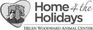 HOME 4 THE HOLIDAYS HELEN WOODWARD ANIMAL CENTER logo