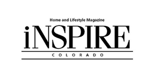 HOME AND LIFESTYLE MAGAZINE INSPIRE COLORADO logo