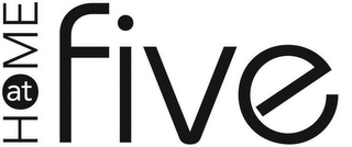 HOME AT FIVE logo