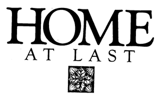 HOME AT LAST logo