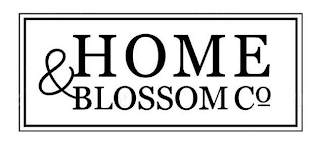 HOME & BLOSSOM CO logo