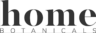 HOME BOTANICALS logo