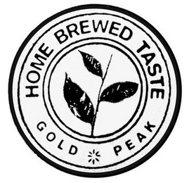 HOME BREWED TASTE GOLD PEAK