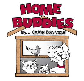 HOME BUDDIES BY... CAMP BOW WOW logo