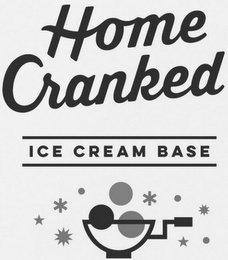 HOME CRANKED ICE CREAM BASE logo
