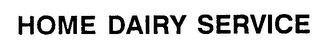 HOME DAIRY SERVICE logo