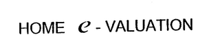 HOME E-VALUATION logo
