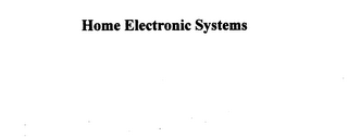 HOME ELECTRONIC SYSTEMS logo
