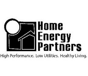 HOME ENERGY PARTNERS HIGH PERFORMANCE. LOW UTILITIES. HEALTHY LIVING. logo