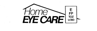 HOME EYE CARE E FP TOZ LCBD logo