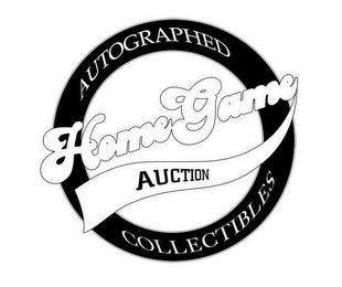 HOME GAME AUCTION AUTOGRAPHED COLLECTIBLES logo