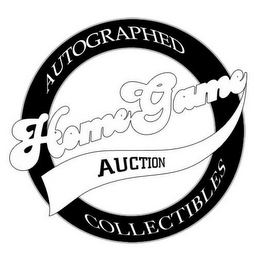 HOME GAME AUCTION AUTOGRAPHED COLLECTIBLES logo