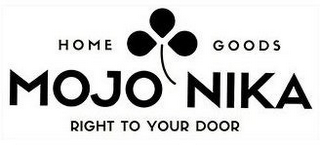HOME GOODS MOJONIKA RIGHT TO YOUR DOOR logo