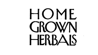 HOME GROWN HERBALS logo