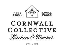 HOME GROWN LOCAL FOODS CORNWALL COLLECTIVE KITCHEN & MARKET EST. 2025 logo