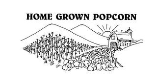 HOME GROWN POPCORN logo