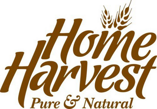 HOME HARVEST PURE & NATURAL logo