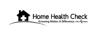 HOME HEALTH CHECK KNOWING MAKES A DIFFERENCE logo