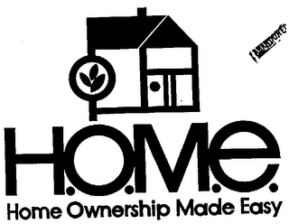 H.O.M.E. HOME OWNERSHIP MADE EASY logo