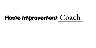 HOME IMPROVEMENT COACH logo