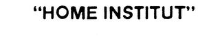 "HOME INSTITUT" logo