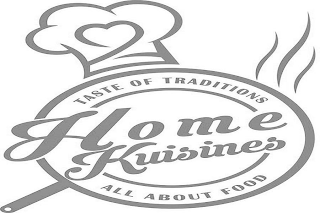 HOME KUISINES TASTE OF TRADITIONS ALL ABOUT FOOD logo