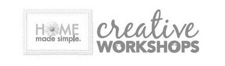 HOME MADE SIMPLE CREATIVE WORKSHOPS logo
