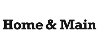 HOME & MAIN logo