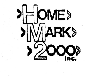 HOME MARK 2000 INC. logo