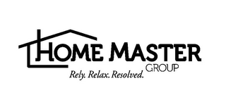 HOME MASTER GROUP RELY. RELAX. RESOLVED. logo