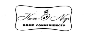 HOME-NIZE HOME CONVIENCES logo