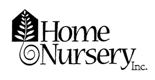 HOME NURSERY INC. logo