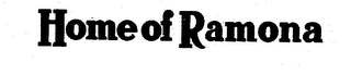 HOME OF RAMONA logo