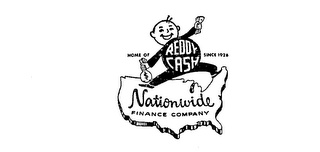 HOME OF REDDY CASH SINCE 1926 NATIONWIDE FINANCE COMPANY logo
