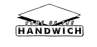 HOME OF THE HANDWICH logo