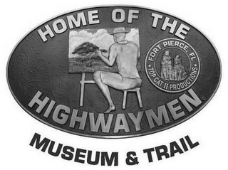 HOME OF THE HIGHWAYMEN MUSEUM & TRAIL FORT PIERCE, FL · TOP CAT II PRODUCTIONS · logo