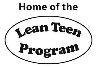 HOME OF THE LEAN TEEN PROGRAM logo