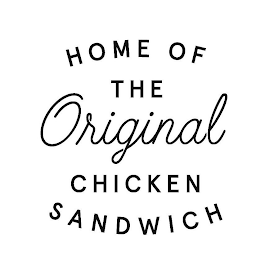 HOME OF THE ORIGINAL CHICKEN SANDWICH logo